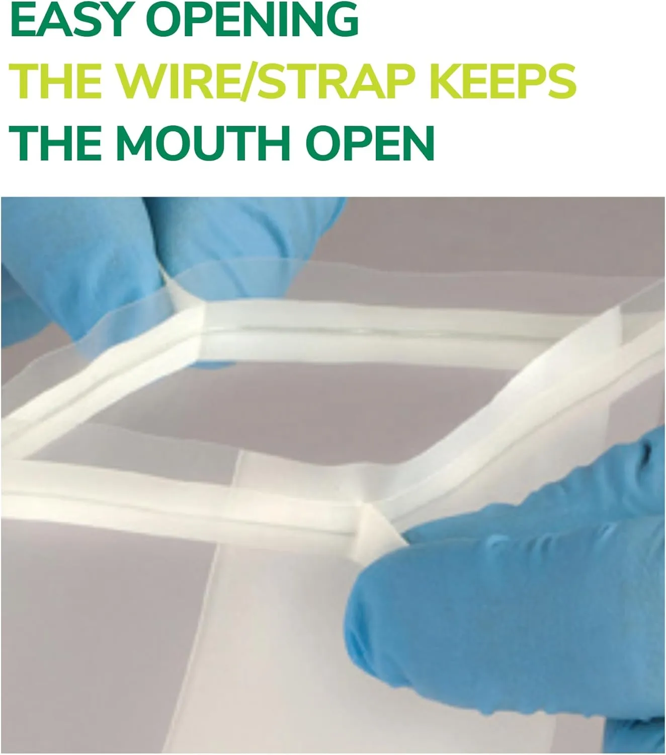 Sterile Lab Sample Bags: Sealable, Leakproof and Airtight Validated by Quality Control – LABPLAS EPR-5590 Twirl’em - Clear with a Write-On Label, 18 oz