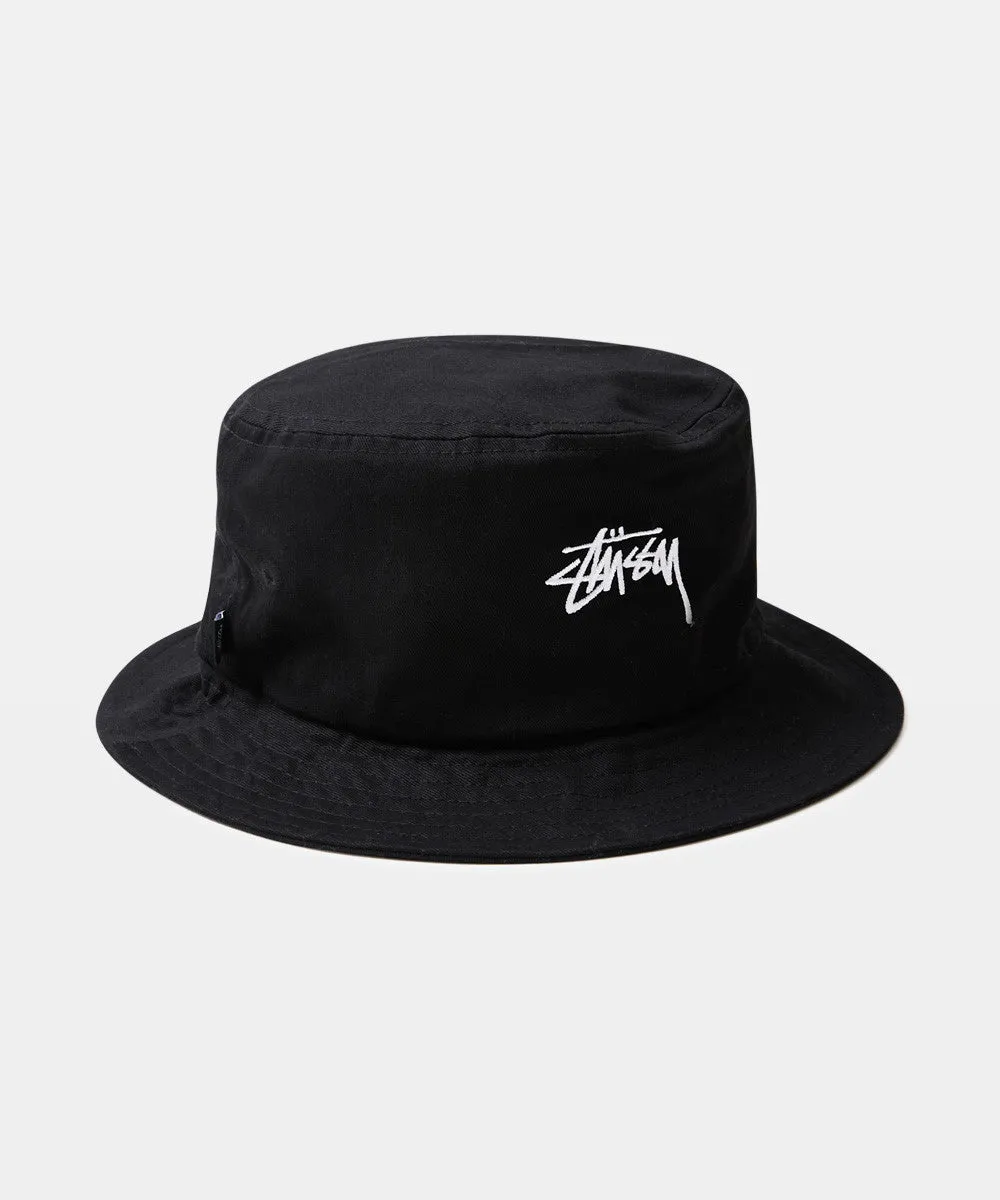 Stock Bucket Hat Black