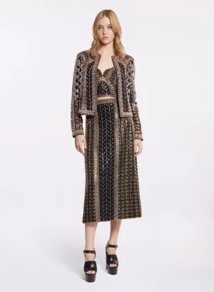 Stud Embellished Jacket