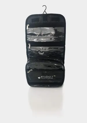 Studio 7 Holographic Make Up Bag - Shiny Black