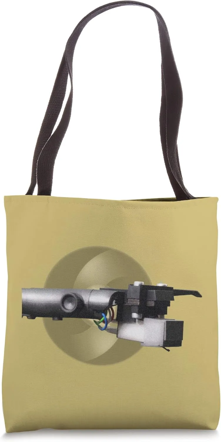 STYLUS ON TONEARM OF VINYL RECORD, MUSIC OF LEGENDS Tote Bag