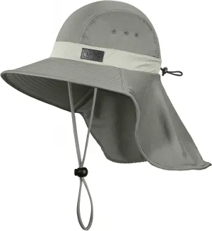 Sukeen Cooling Sun Hat for Men Women UPF50  Wide Brim Fishing Hat with Neck Flap Adjustable Foldable Bucket Hat for Hiking
