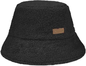 Sukeen Oversized Winter Bucket Hat for Big Heads Large Faux Fur Bucket Hat Fluffy Warm Hat Trendy Fisherman Cap for Daily