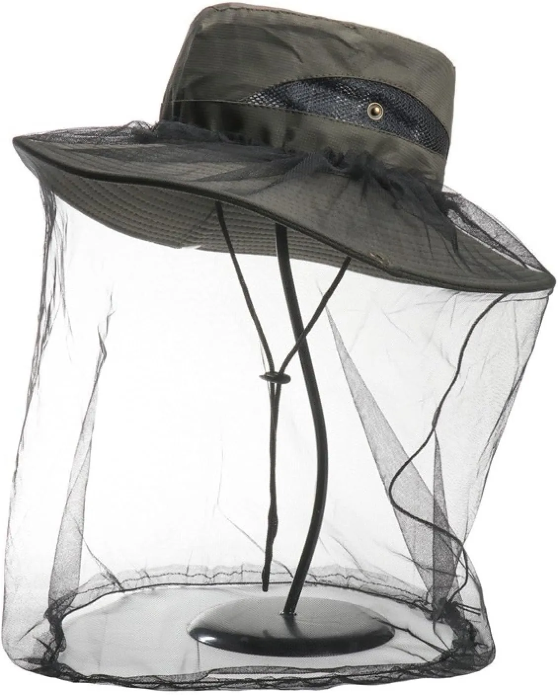 Summer Outdoor mesh Insect Repellent hat Sunscreen Quick-Drying Bucket hat Fishing Mountaineering Multi-Functional Sunshade Big Brim hat