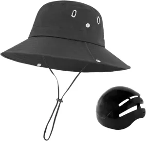 Sun Bucket Hat with Inner Hard Shell Quick Wide Brim Fishing Hat for Women Men Backpacking Outside Work Travel Summer