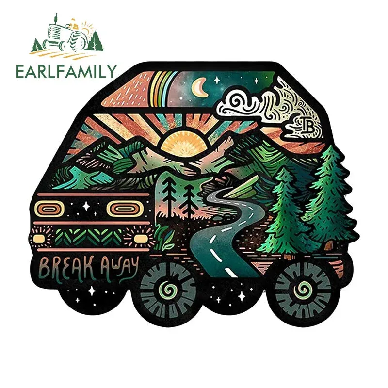 Sunscreen & Scratch-Resistant Vanlife Car Stickers
