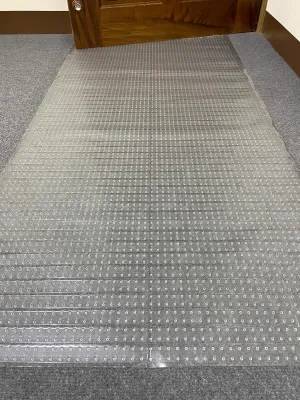 Sweet Home Stores Floor Protector Waterproof Non-Slip Clear Design Indoor Customizable Protector Runner Rug for Hallway, Entryway, Patio, 2'2" x 9', Clear