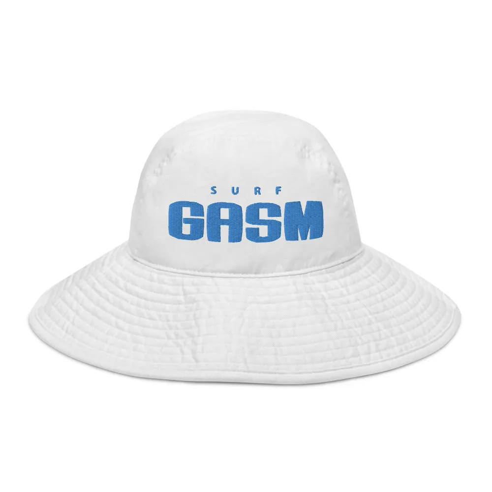 SWOLLEN-SURFGASM Wide brim bucket hat