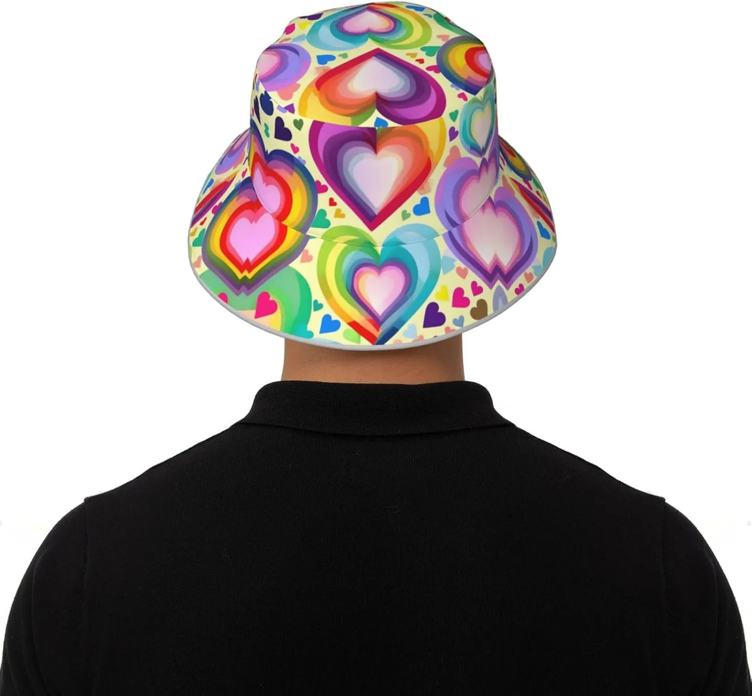 Teal Blue Reflective Bucket Hat - Summer Bucket Hat for Men and Women,Ideal for Outdoor Activities with Reversible