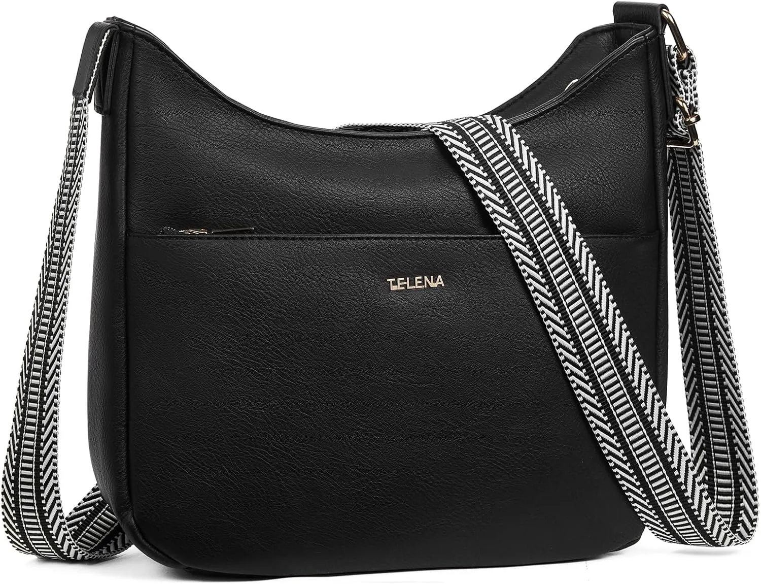 Telena Crossbody Bags for Women Trendy Vegan Leather Purse Shoulder Bag Hobo Bucket Large Capacity
