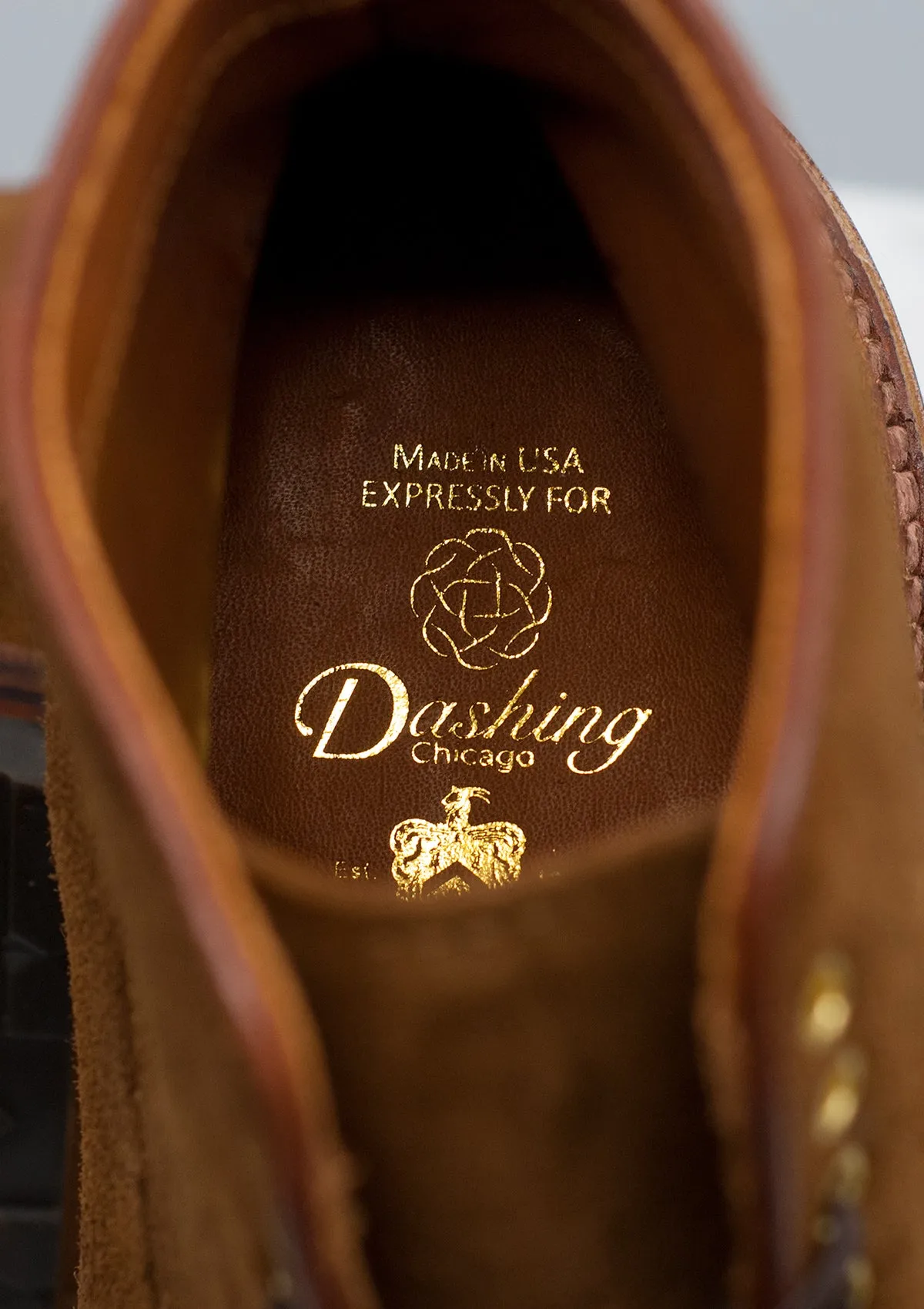 The Angler Paul - Snuff Suede Tanker Boot D1972C