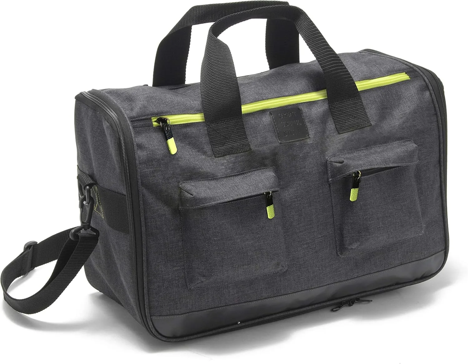 The Weekender Bag | Fits up to 3 days of clothing, with shelves, laptop pocket | Made by G.U.S of San Francisco
