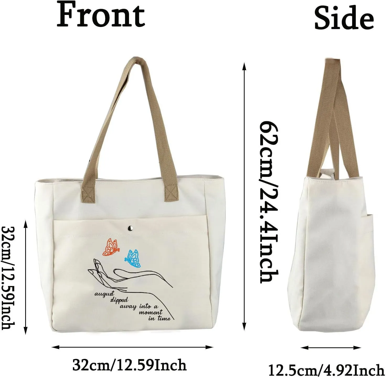 TOBGBE Album Canvas Big Bag Singer Fans Music Lover G-ift Song Lyrics G-ift Album Inspired G-ift (August TB)