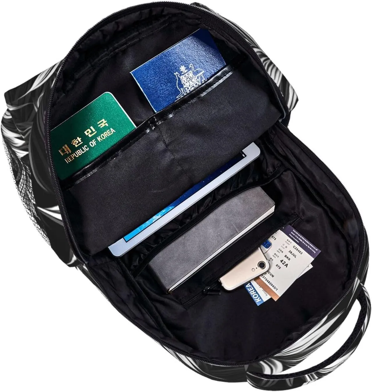 Travel Backpack for Women Men Casual Carry On Back Pack Happy foot 15.6inch Laptop Backpack