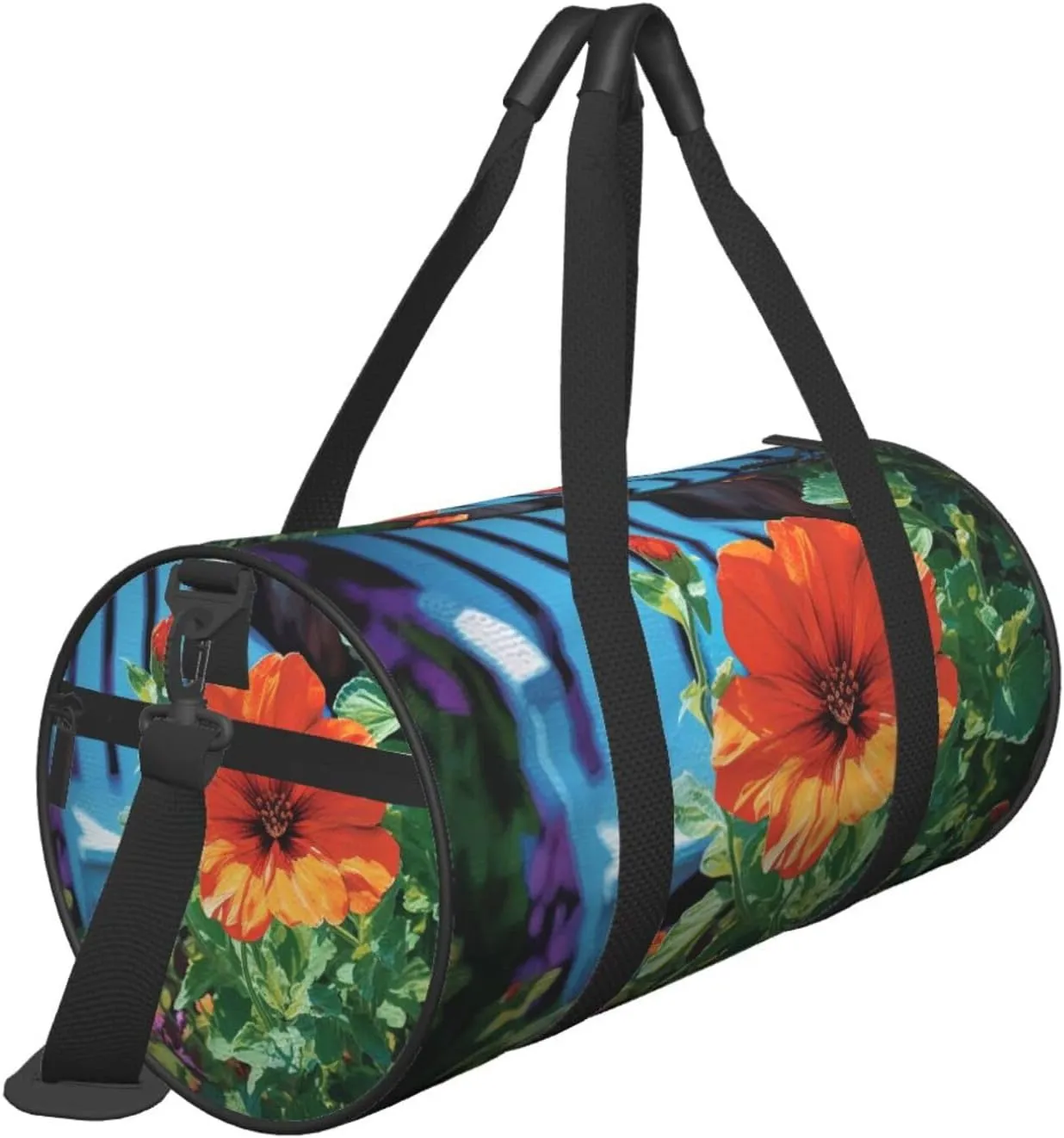Travel Duffle Bag Weekender Bags For Men Women With Shoe Compartment Large Capacity Weekender Overnight Bag Garden Flower Carry On Tote Bags Sport Gym Bag For Travel Yoga