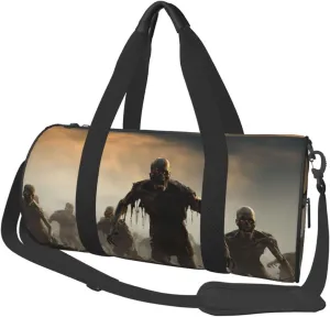 Travel Duffle Bag Weekender Bags For Men Women With Shoe Compartment Large Capacity Weekender Overnight Bag Many Zombie Carry On Tote Bags Sport Gym Bag For Travel Yoga
