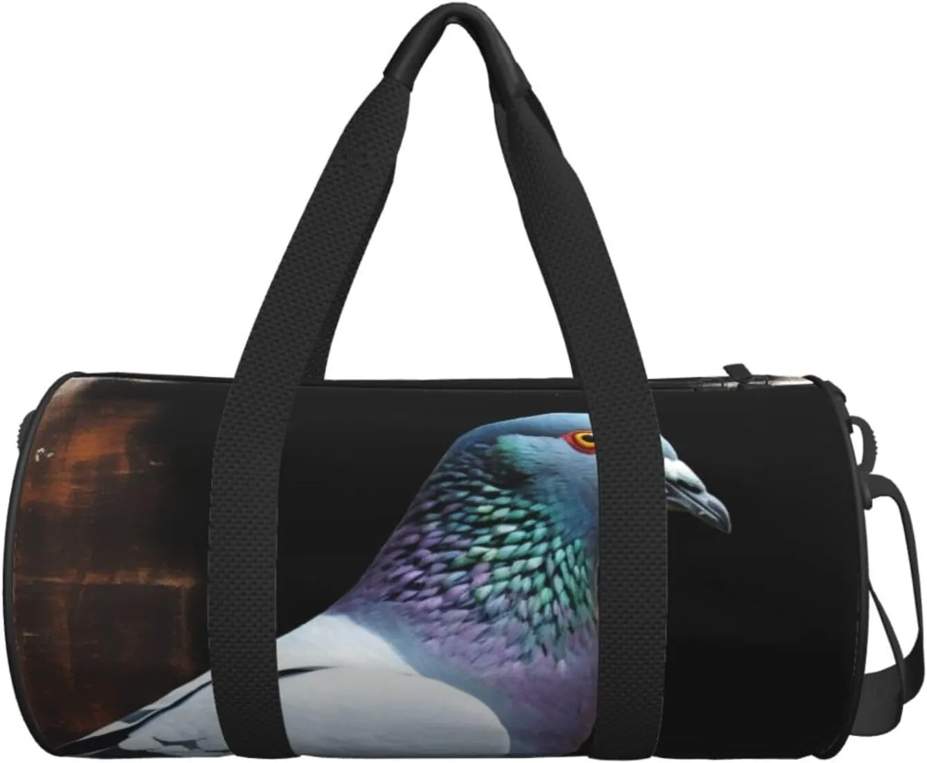 Travel Duffle Bag Weekender Bags for Men Women with Shoe Compartment Large Capacity Weekender Overnight Bag Pigeon Carry On Tote Bags Sport Gym Bag for Travel Yoga