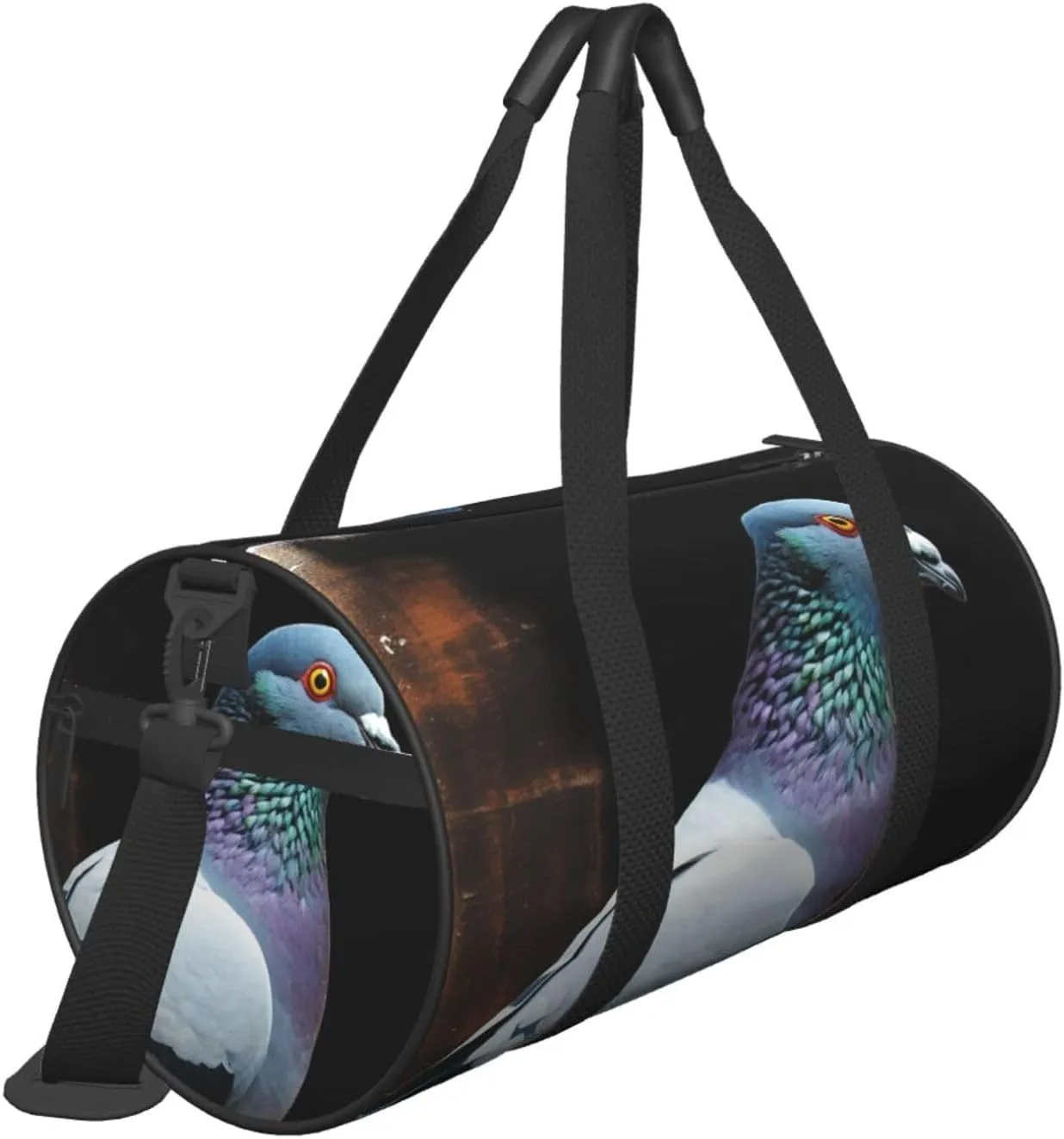 Travel Duffle Bag Weekender Bags for Men Women with Shoe Compartment Large Capacity Weekender Overnight Bag Pigeon Carry On Tote Bags Sport Gym Bag for Travel Yoga