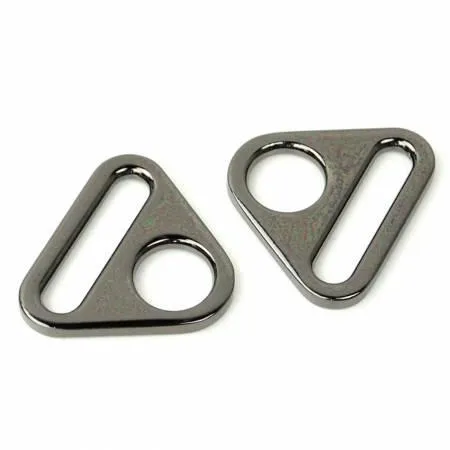Triangle Ring 1" Gunmetal  Sallie Tomato