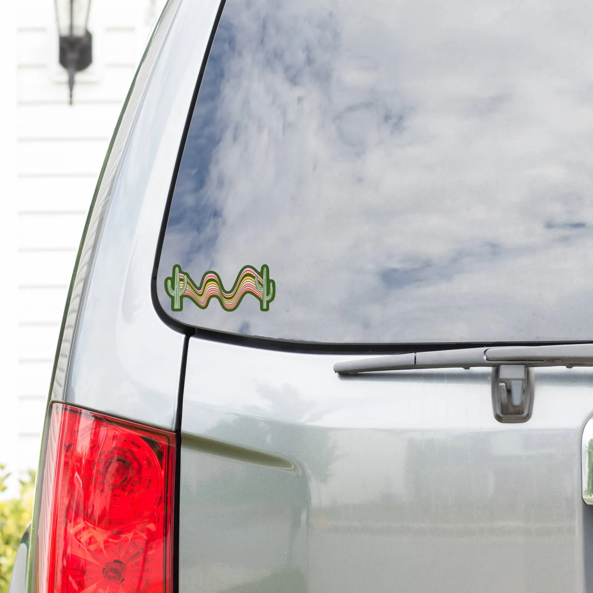 Trippy Cacti Vinyl Sticker