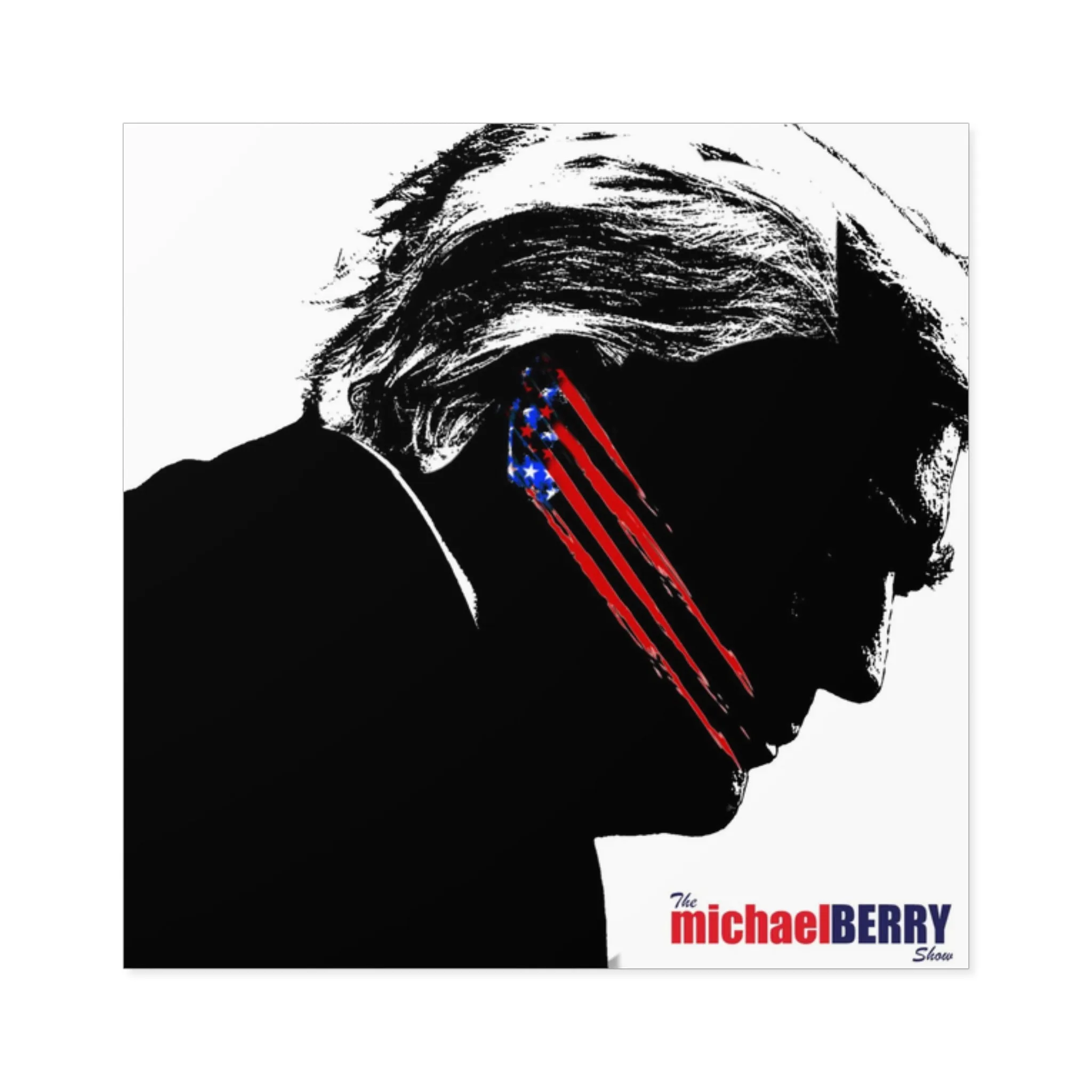 Trump's Scar - Vinyl Stickers (Indoor\Outdoor Rated)