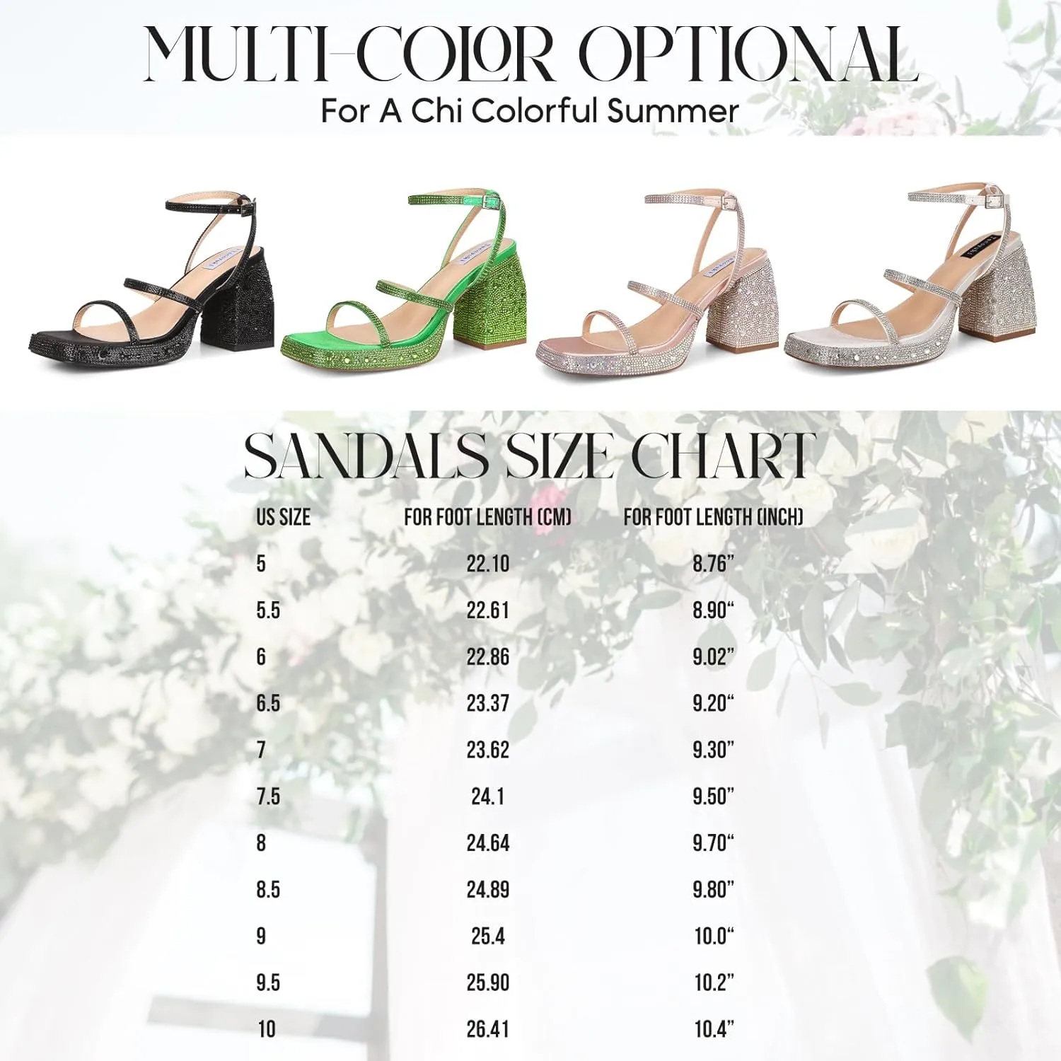 Tscoyuki Platform Heels for Women Sparkly Rhinestone Strappy Heels Sandals Chunky Heel Ankle Strap Square Open Toe Y2K Dress Shoes for Wedding Party Evening Dance