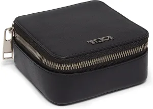 TUMI - Belden Jewelry Case - Travel Jewelry Organizer - Leather Jewelry Case - For Earrings, Rings, Bracelets - Black