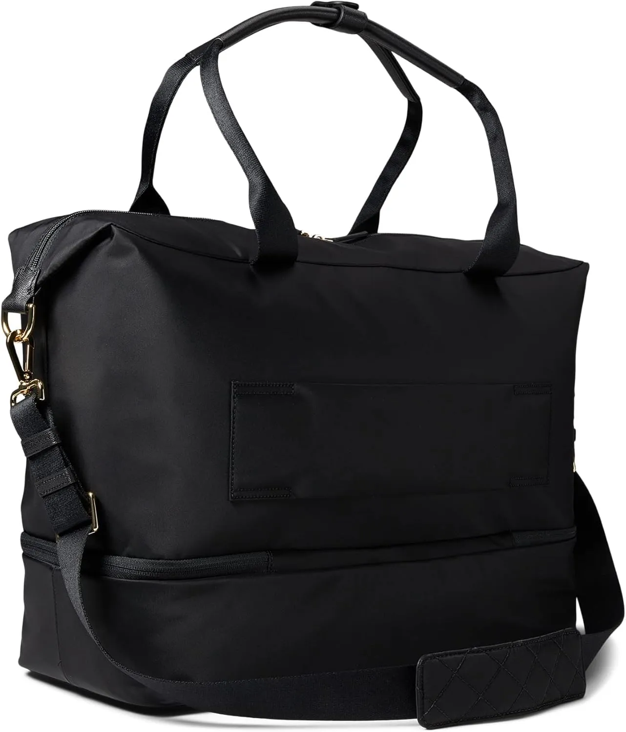TUMI - Voyageur Contine Weekender - Travel Weekend Bag for Women - Holds Up to 14" Laptop - Multiple Compartment & Pockets - Black & Gold Hardware