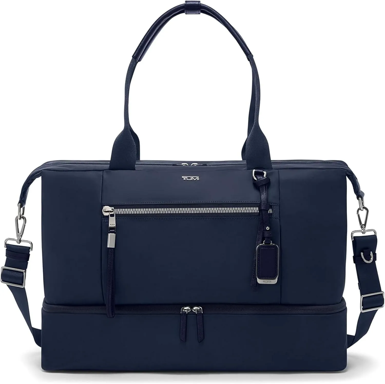 TUMI - Voyageur Contine Weekender - Travel Weekend Bag for Women - Holds Up to 14" Laptop - Multiple Compartment & Pockets - Indigo
