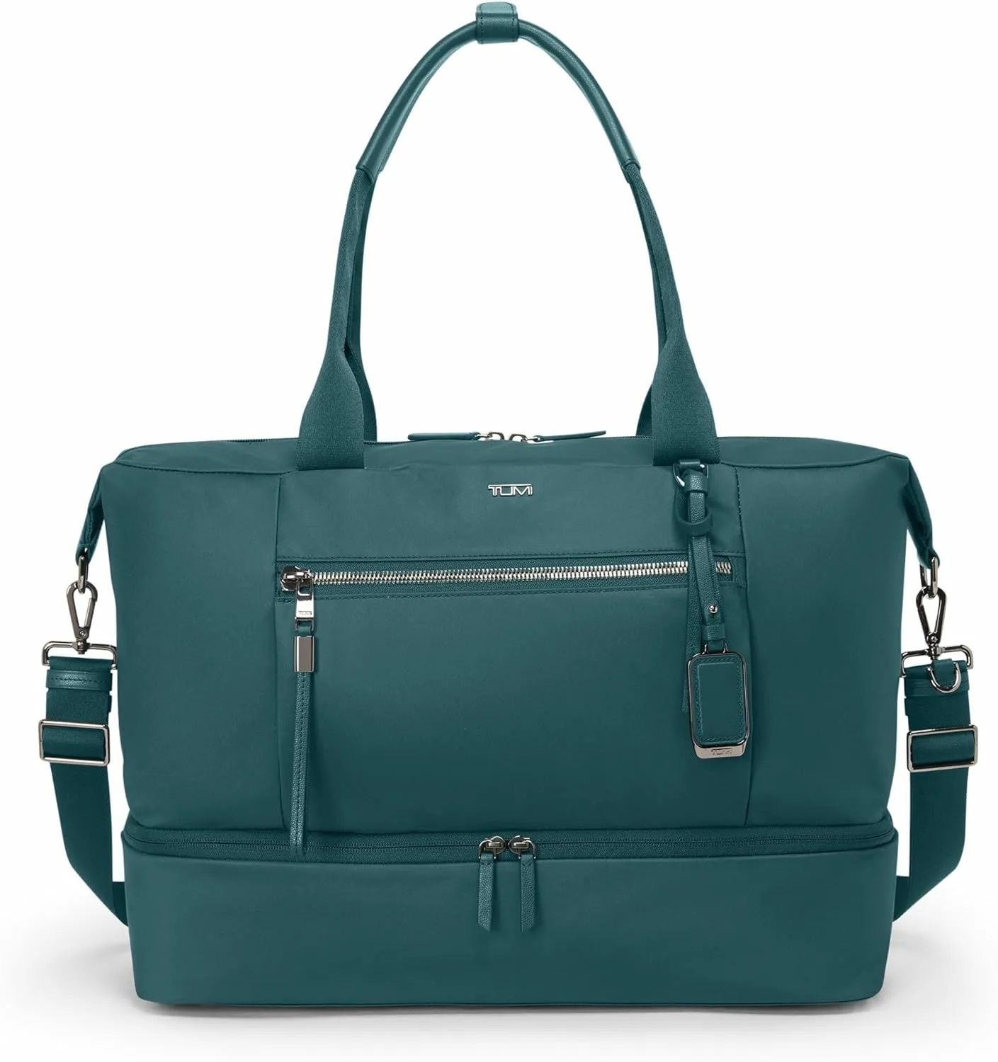 TUMI - Voyageur Contine Weekender - Travel Weekend Bag for Women - Holds Up to 14" Laptop - Multiple Compartment & Pockets - Lagoon
