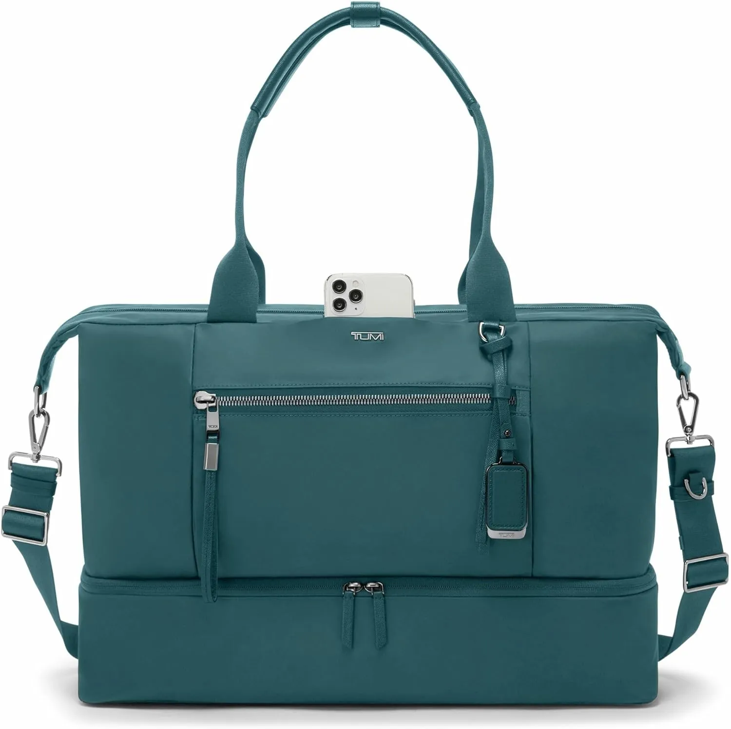 TUMI - Voyageur Contine Weekender - Travel Weekend Bag for Women - Holds Up to 14" Laptop - Multiple Compartment & Pockets - Lagoon