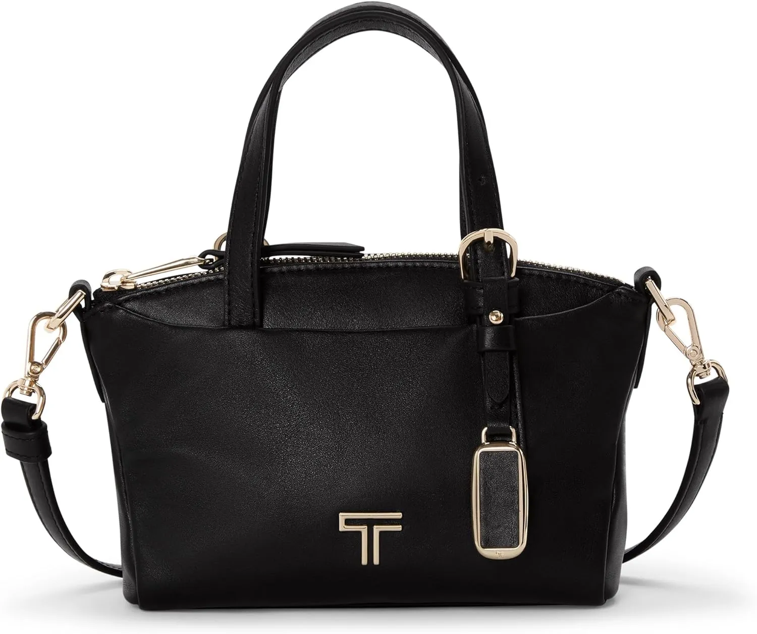 TUMI - Voyageur Yuma Mini Tote - Secondary Commuter Bag with Easy Access Storage - Travel Tote - Black/Light Gold