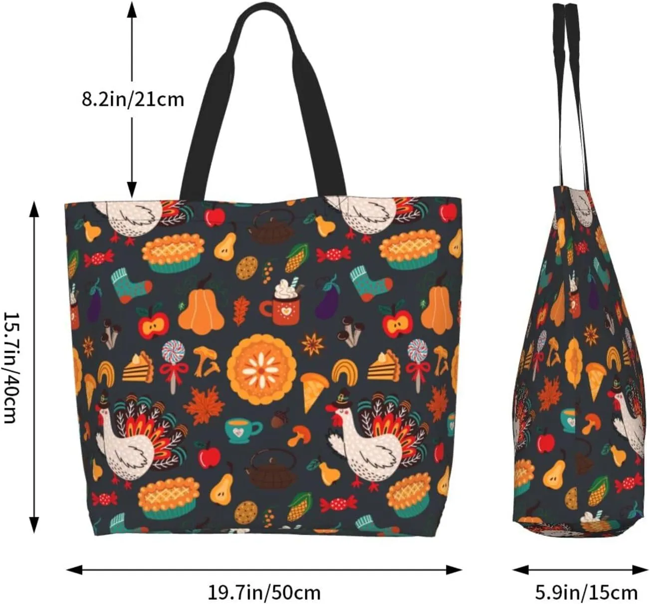 Twelve constellations Tote Bag Shopping Bag Portable Handbags Tote Shoulder Bucket Bags for Women