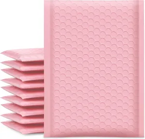 UCGOU Bubble Mailers 6x10 Inch Light Pink 25 Pack Poly Padded Envelopes Small Business Mailing Packages Opaque Self Seal Adhesive Waterproof Boutique Shipping Bags for Jewelry Makeup Supplies #0