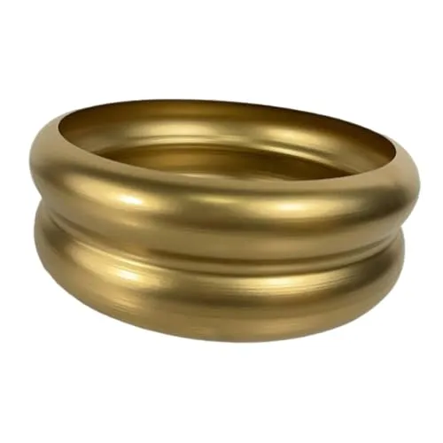 UJEAVETTE Plant Pot Home Furnishing Desktop Ornament Decorative Vase Round Bubble Vase Gold Baskets, Pots & Window Boxes