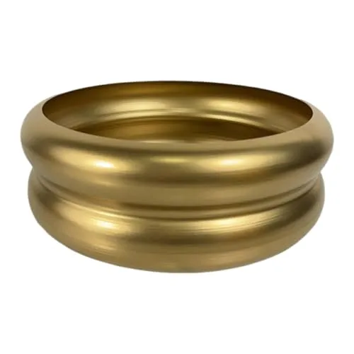 UJEAVETTE Plant Pot Home Furnishing Desktop Ornament Decorative Vase Round Bubble Vase Gold Baskets, Pots & Window Boxes