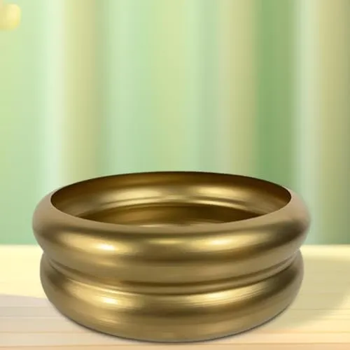 UJEAVETTE Plant Pot Home Furnishing Desktop Ornament Decorative Vase Round Bubble Vase Gold Baskets, Pots & Window Boxes