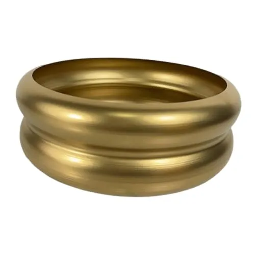 UJEAVETTE Plant Pot Home Furnishing Desktop Ornament Decorative Vase Round Bubble Vase Gold Baskets, Pots & Window Boxes