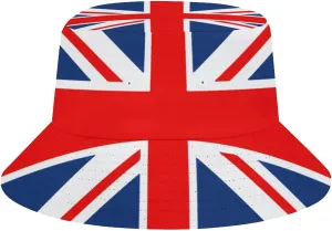 UK British Flag UK British Flag Bucket Hat Unisex Bucket Hats Summer Travel Beach Sun Hat Outdoor Cap Fisherman Hat for Women Men Boys Gilrs