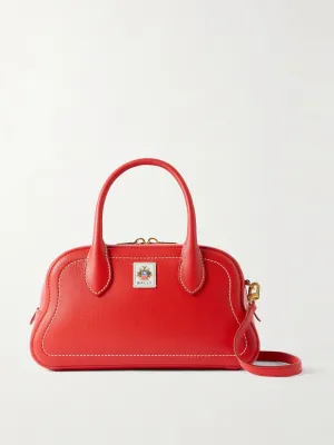 Unda appliquéd leather tote