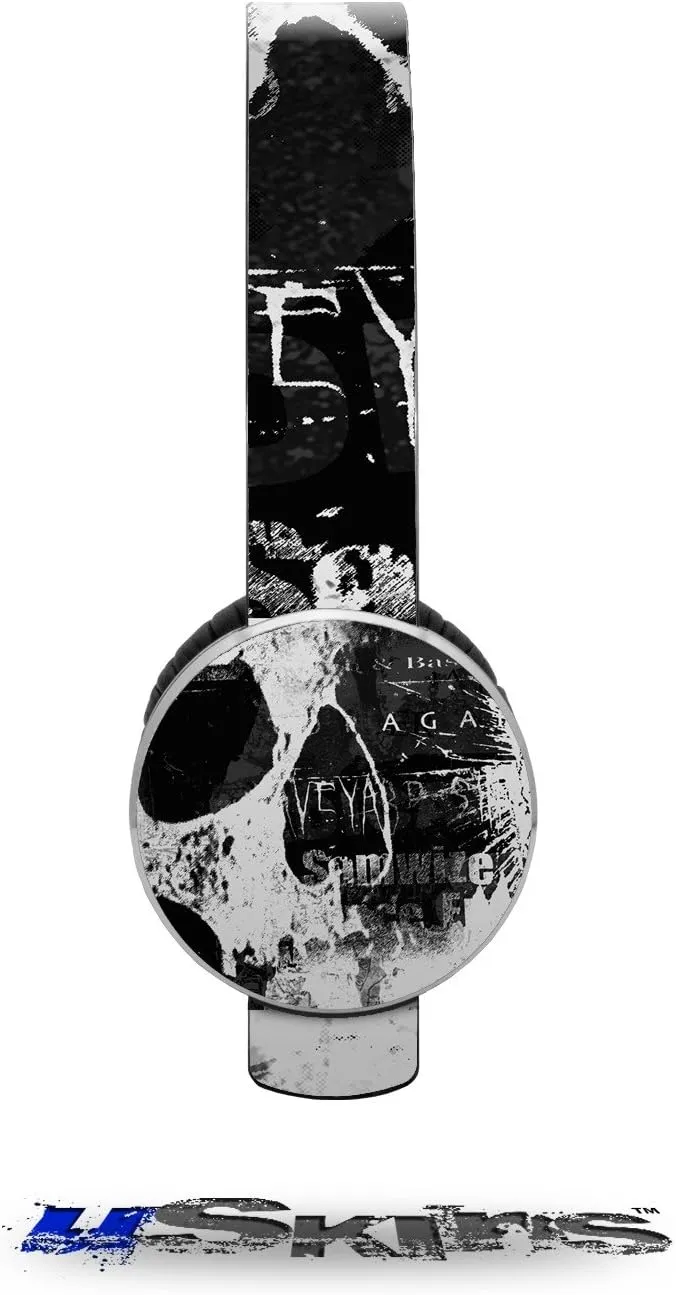 Urban Skull Decal Style Skin (fits Sol Republic Tracks Headphones - Headphones NOT Included)
