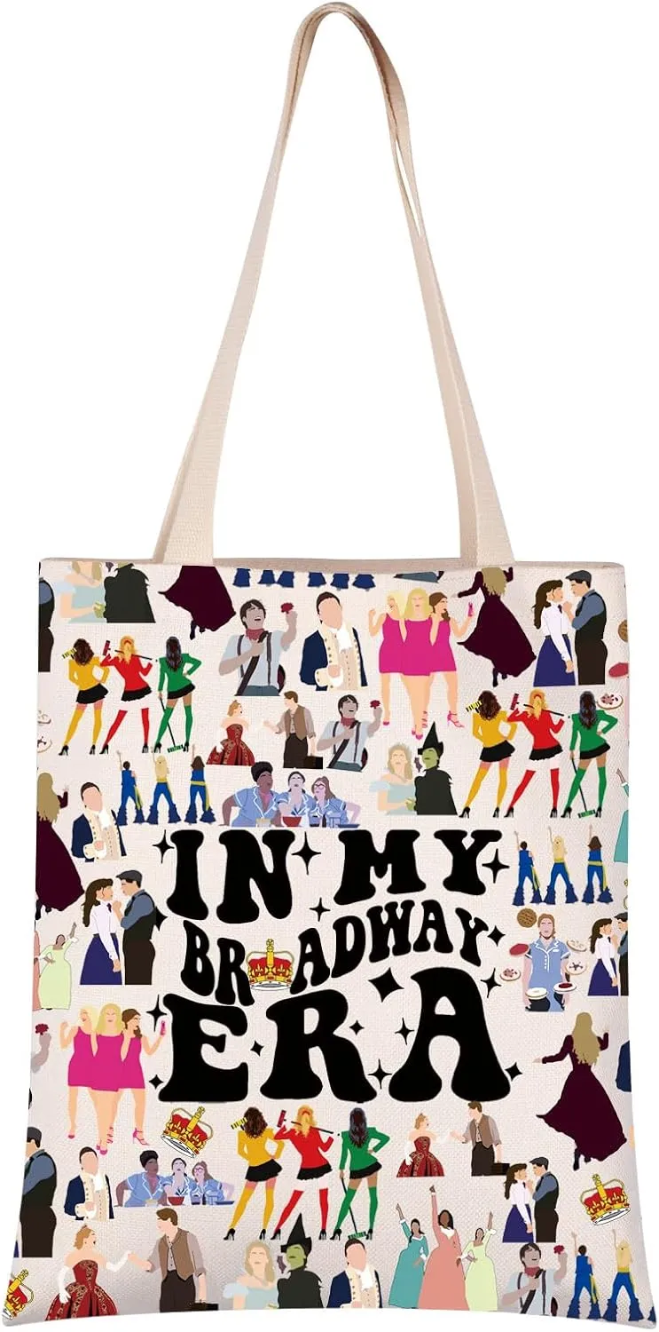 VAMSII Broadway Tote Bag - In My Broadway Era Theatre Gift - Musical Merch