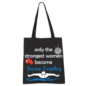 VAMSII Swim Coach Tote Bag - Women's Swimming Coach Gift with Shoulder Strap