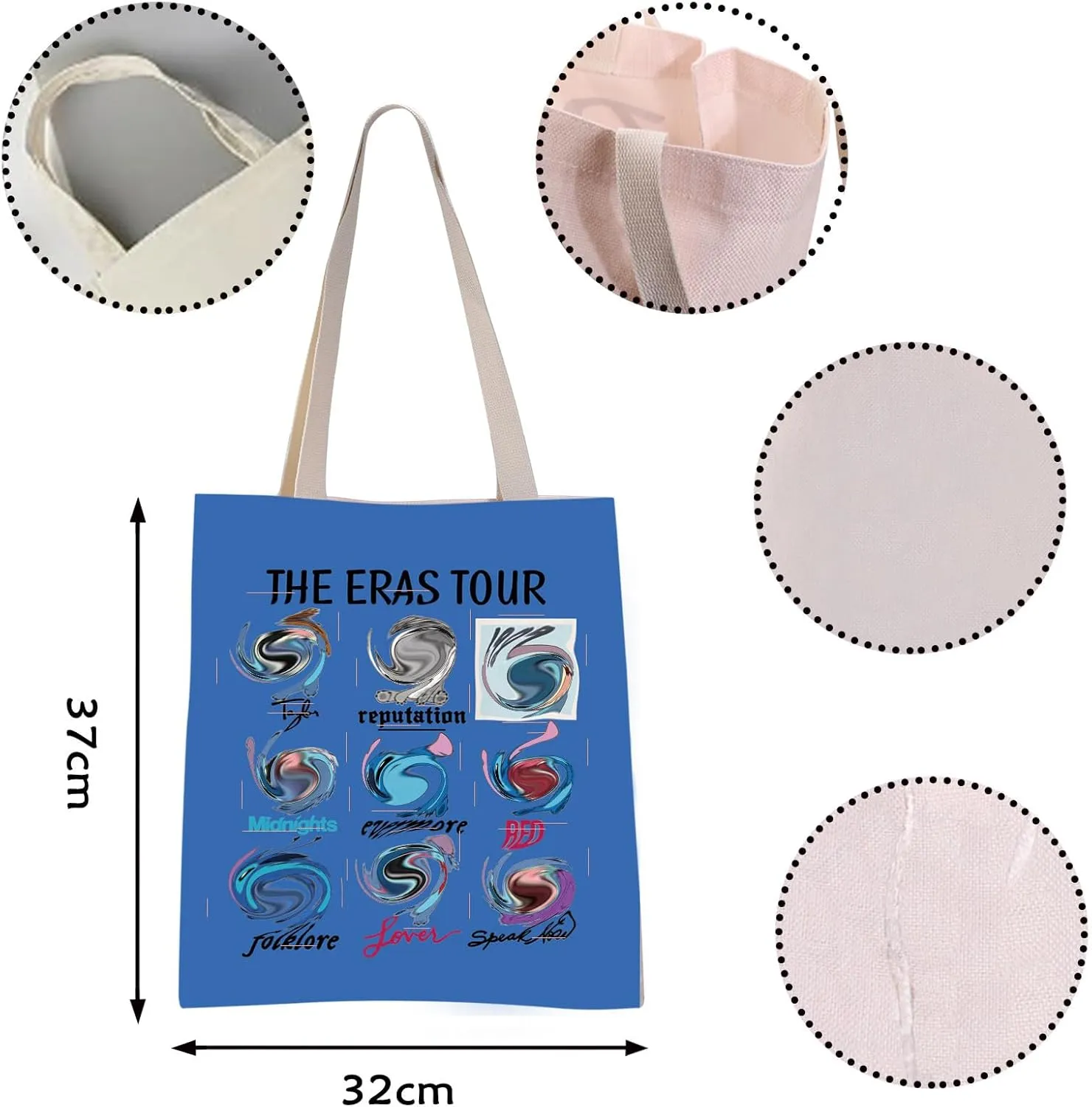 VAMSII The E T Tote Bag for Cartoon Lovers Singer