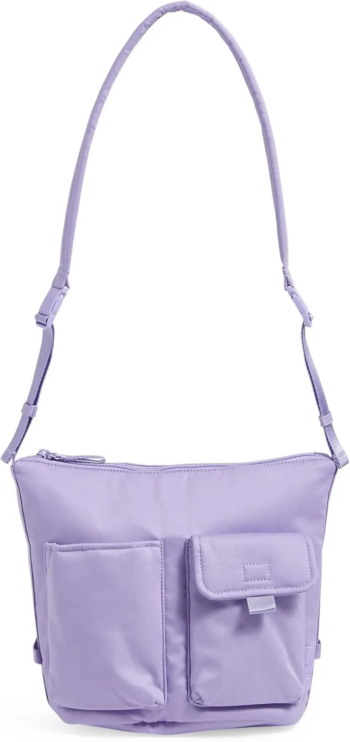 Vera Bradley Women's Cotton Utility Bucket Crossbody Purse