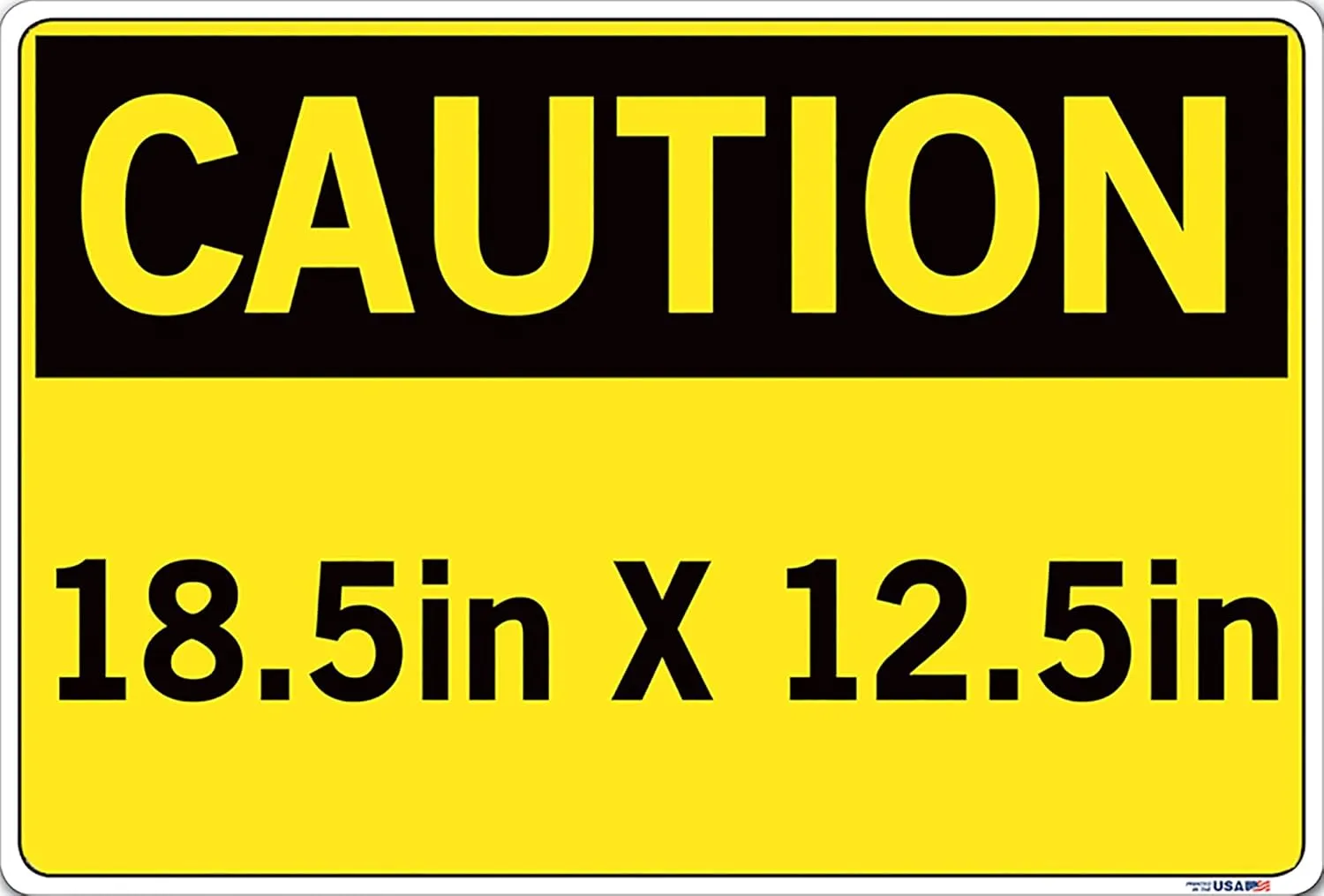 Vestil SI-C-30-D-LB-011-S Sign-Caution30 18.5X12.5 Label/Decal.011, KEEP OUT FROM UNDER CRANE LOADS, NO PASAR POR DEJABO DE LAS GRÚAS