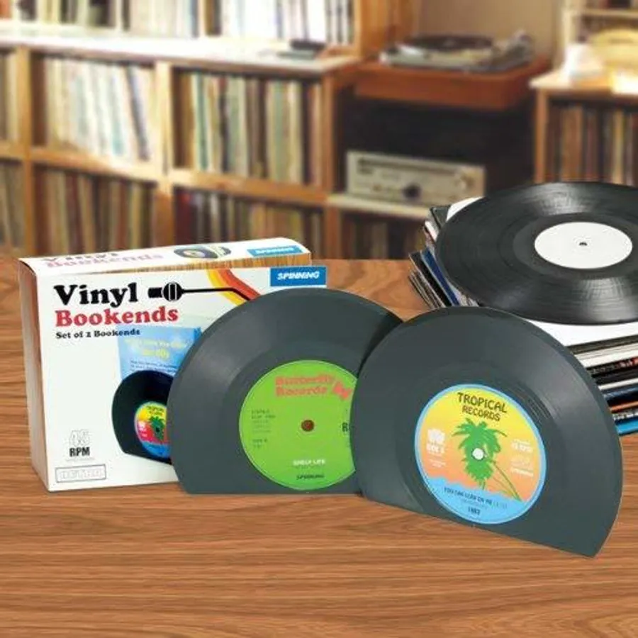 Vinyl Bookends