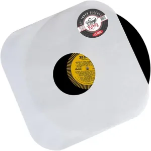 Vinyl Fever Inner Record Sleeves - Heavyweight Acid Free Paper with Rounded Corners for LP Records Storage (25 Pack)
