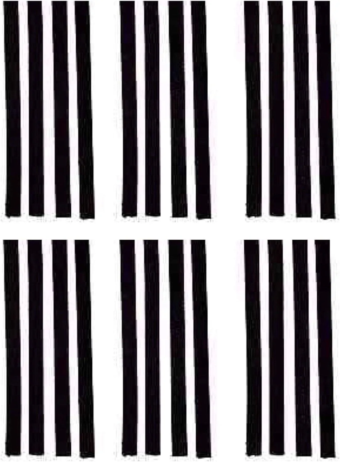 Vinyl Record Cleaning Strips 24-Pack [Black] 1/4-inch x 4-inch VPI Okki Nokki 3M Clean Strip Set for 12-inch LP Record Album / 3M   Velvet = Cleaner LPs & Albums
