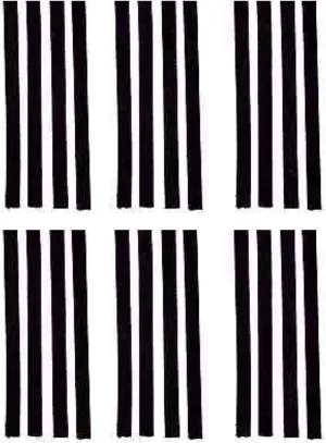Vinyl Record Cleaning Strips 24-Pack [Black] 1/4-inch x 4-inch VPI Okki Nokki 3M Clean Strip Set for 12-inch LP Record Album / 3M   Velvet = Cleaner LPs & Albums